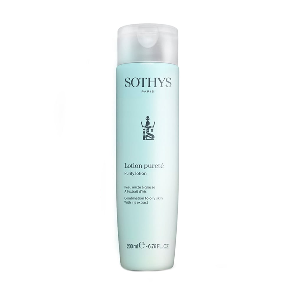 Лосьйон-тонік для обличчя Sothys Purity Lotion для жирної та комбінованої шкіри, з екстрактом ірису, 200 мл